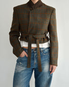 Tied-up Blazer - Checkred Dream (S)