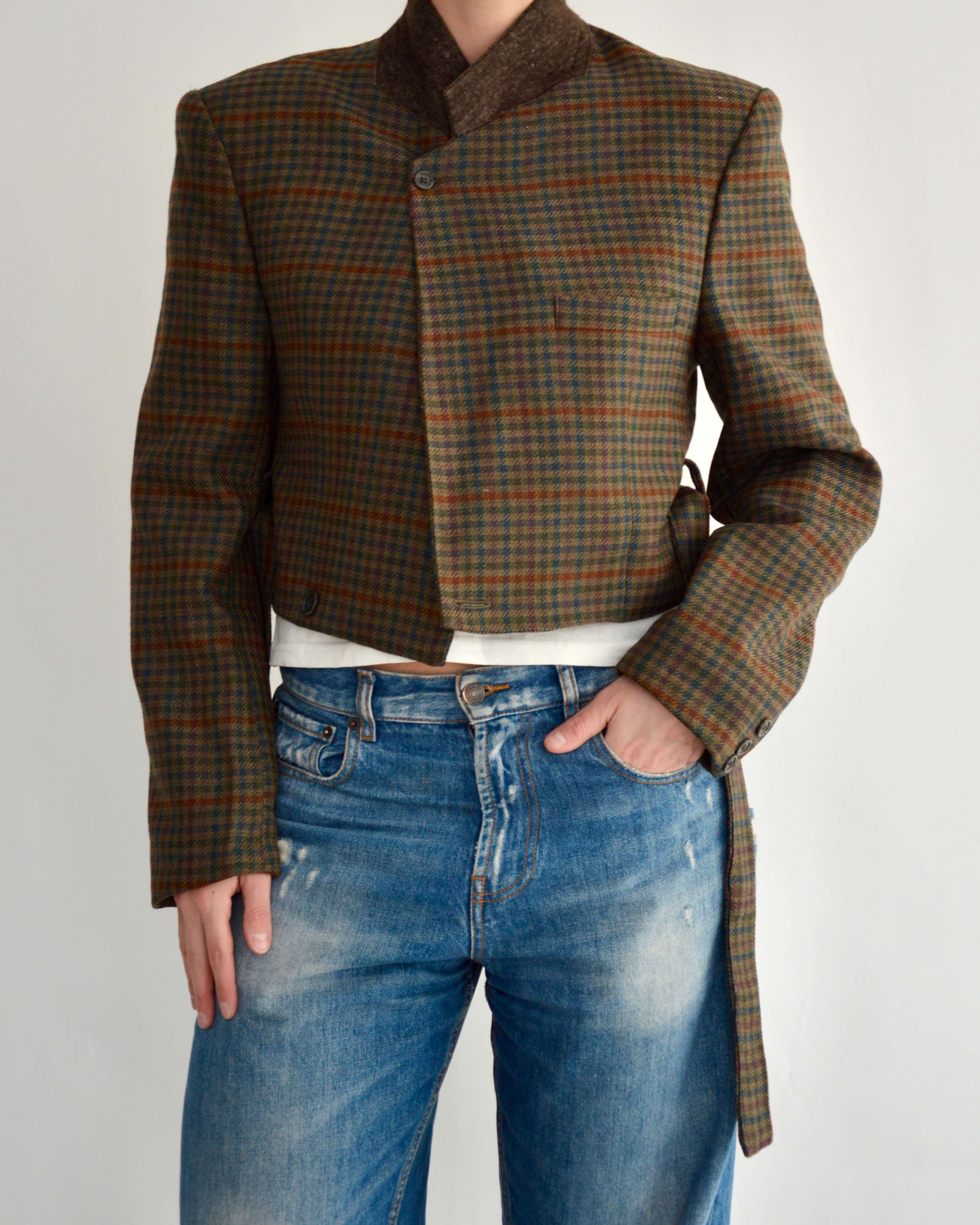 Tied-up Blazer - Checkred Dream (S)