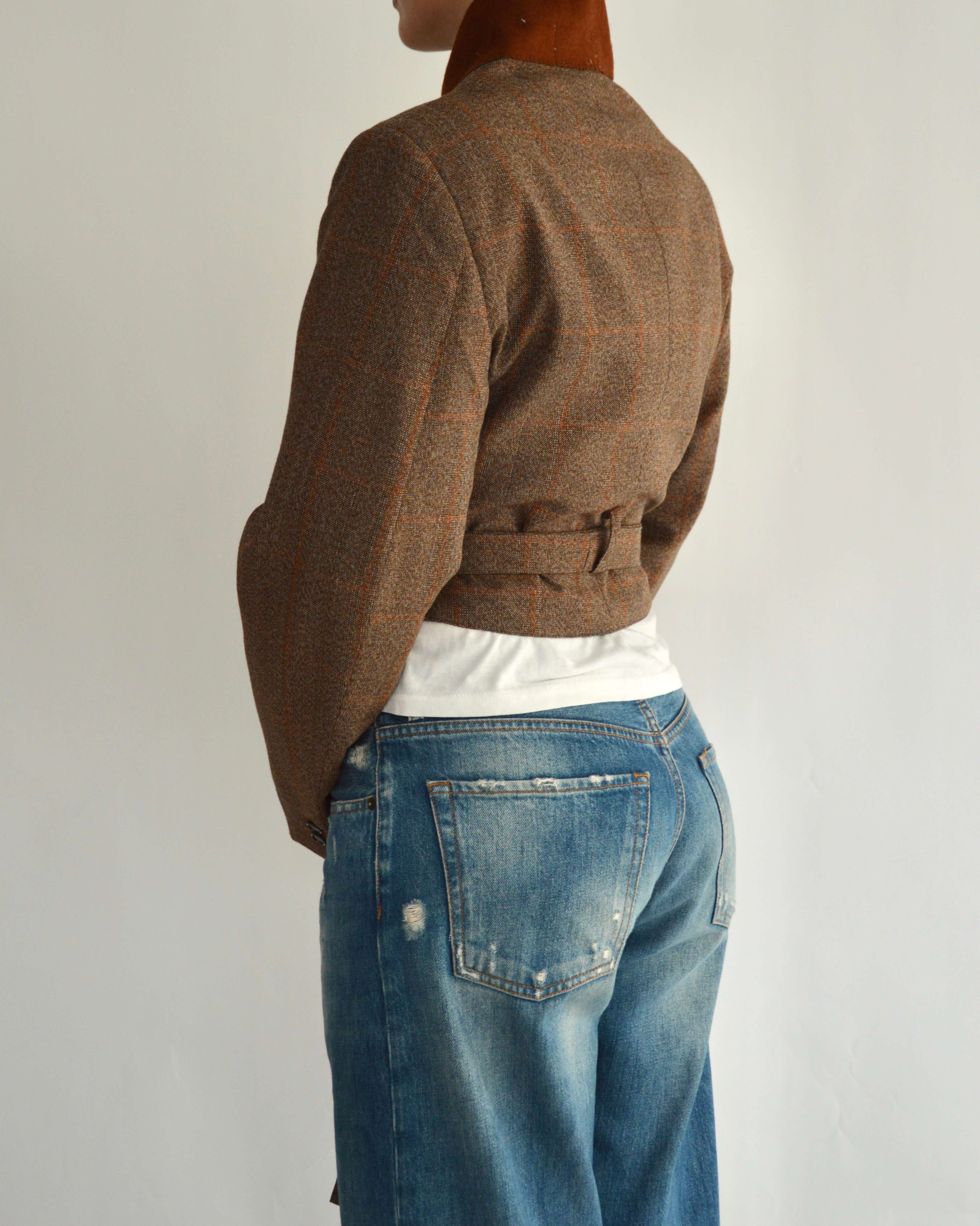 Tied-up Blazer - Brick (M)