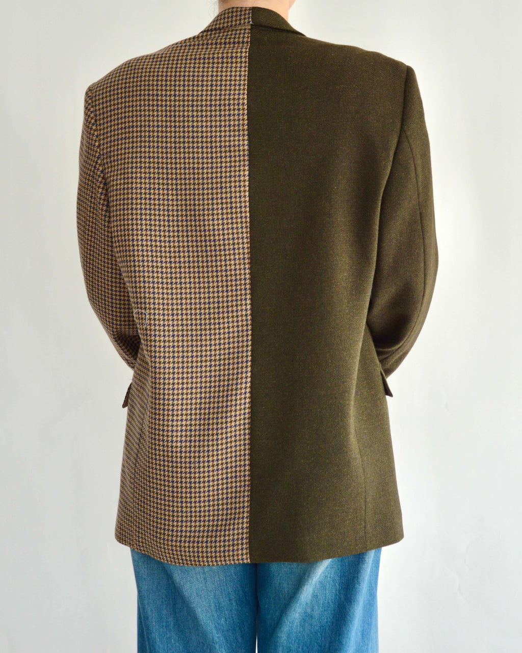 DUO Blazer - Green & Checkred (L)