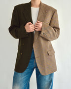 DUO Blazer - Green & Checkred (L)