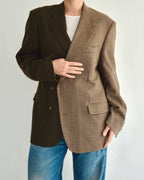 DUO Blazer - Green & Checkred (L)