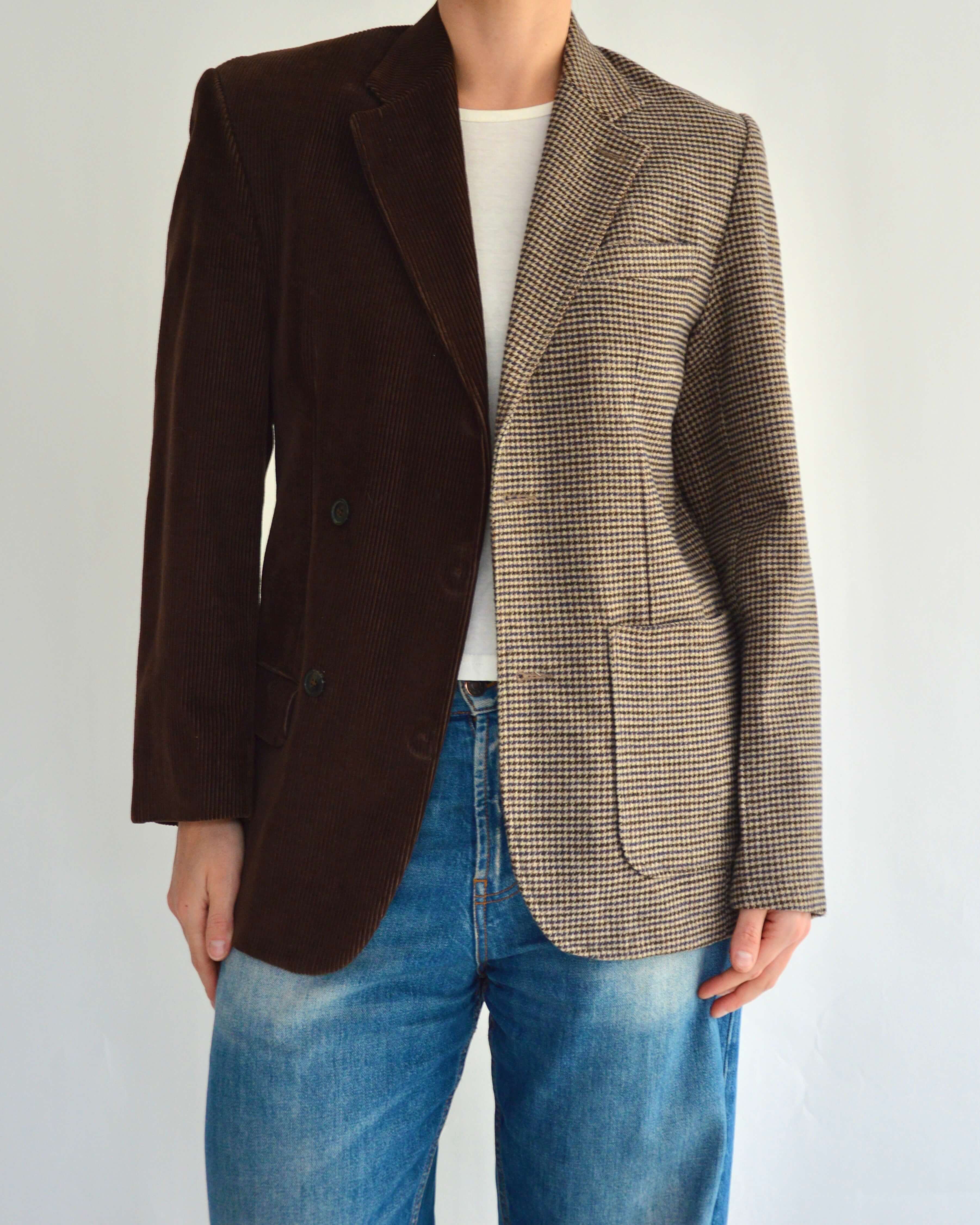DUO Blazer - Brown Corduroy (XS)