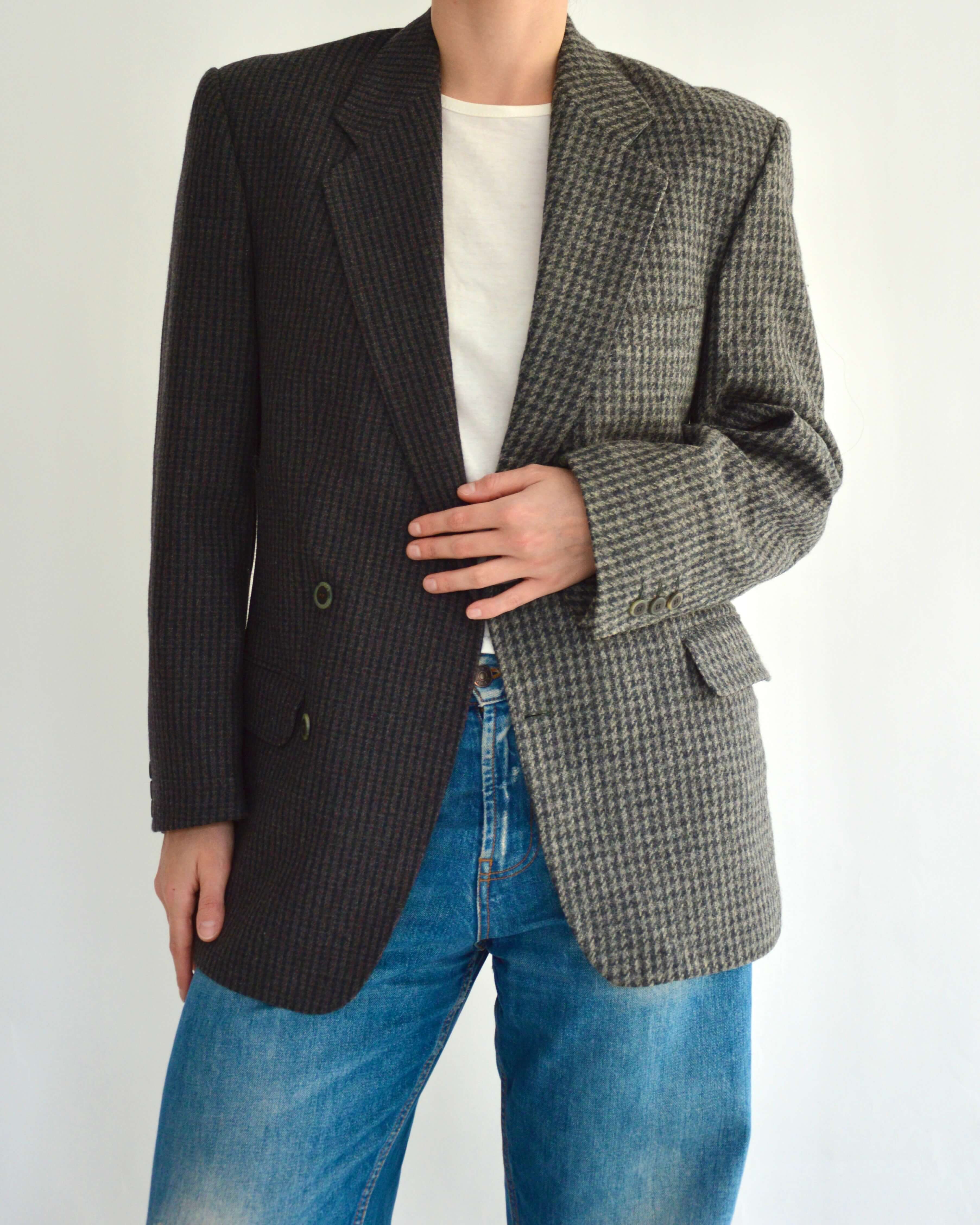 DUO Blazer - Grey Shades Checkred (S)