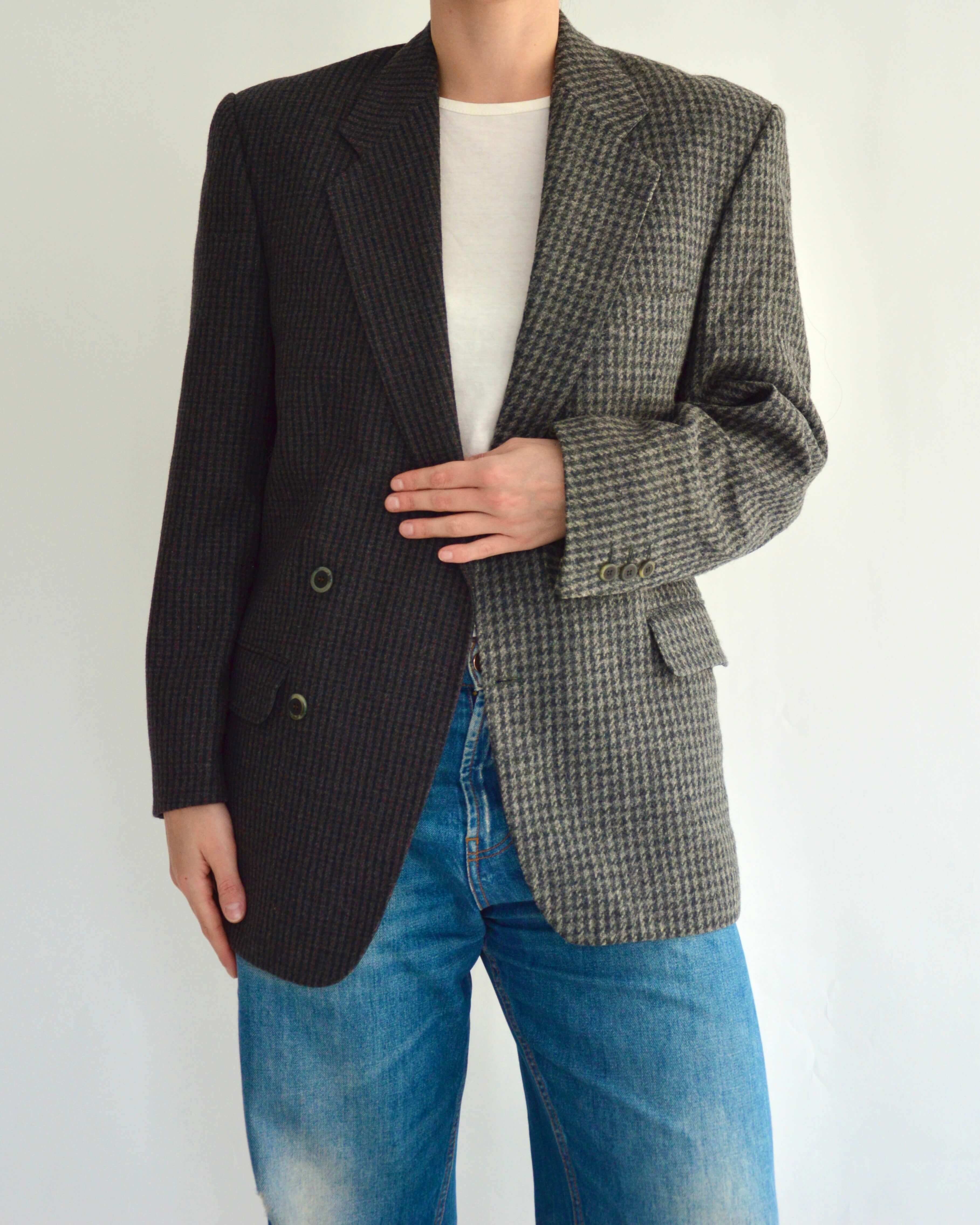 DUO Blazer - Grey Shades Checkred (S)