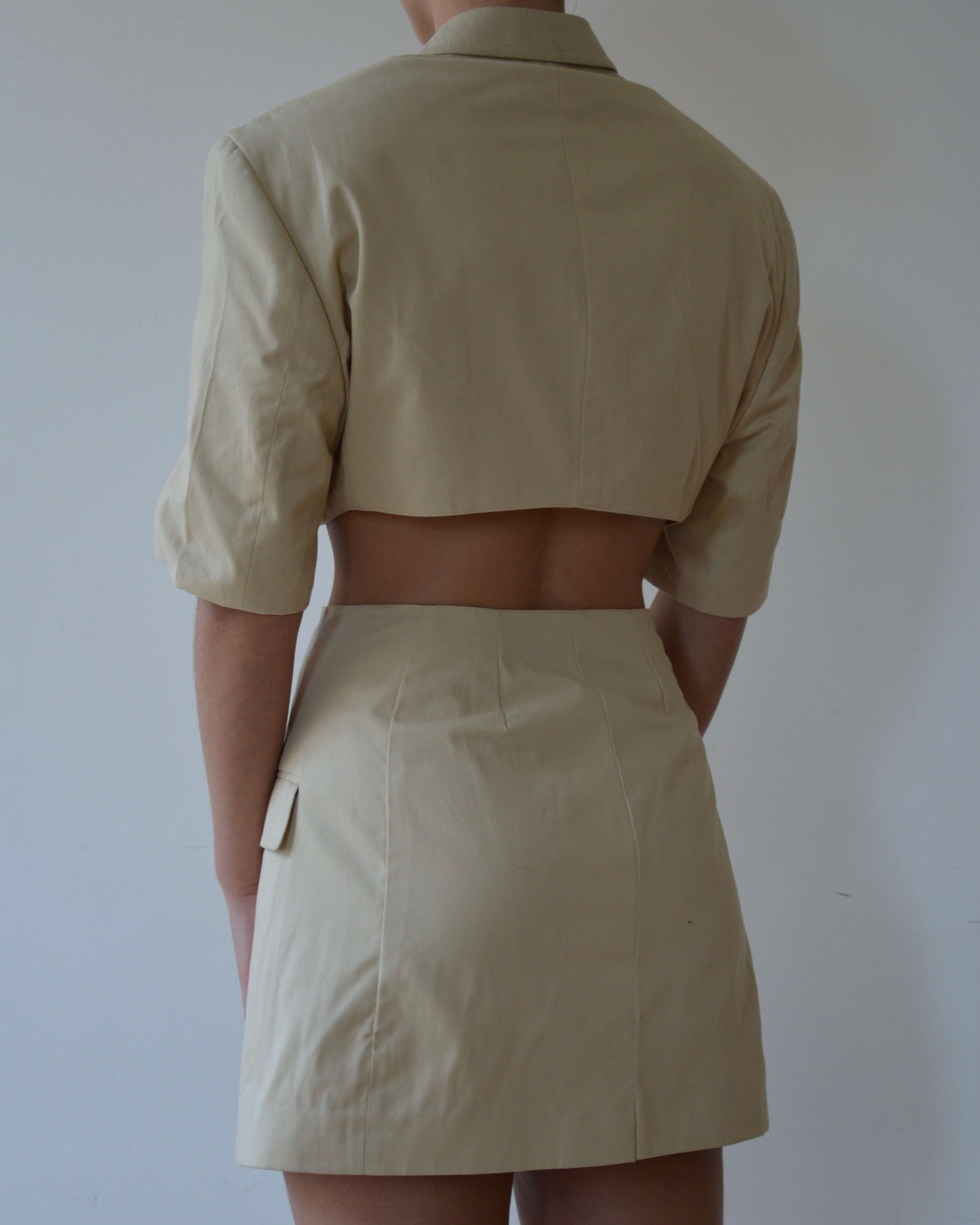 Short Sleeves Blaset - beige (XS/S)