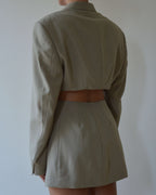 Vegan Blaset with vest  - light beige (M/L)