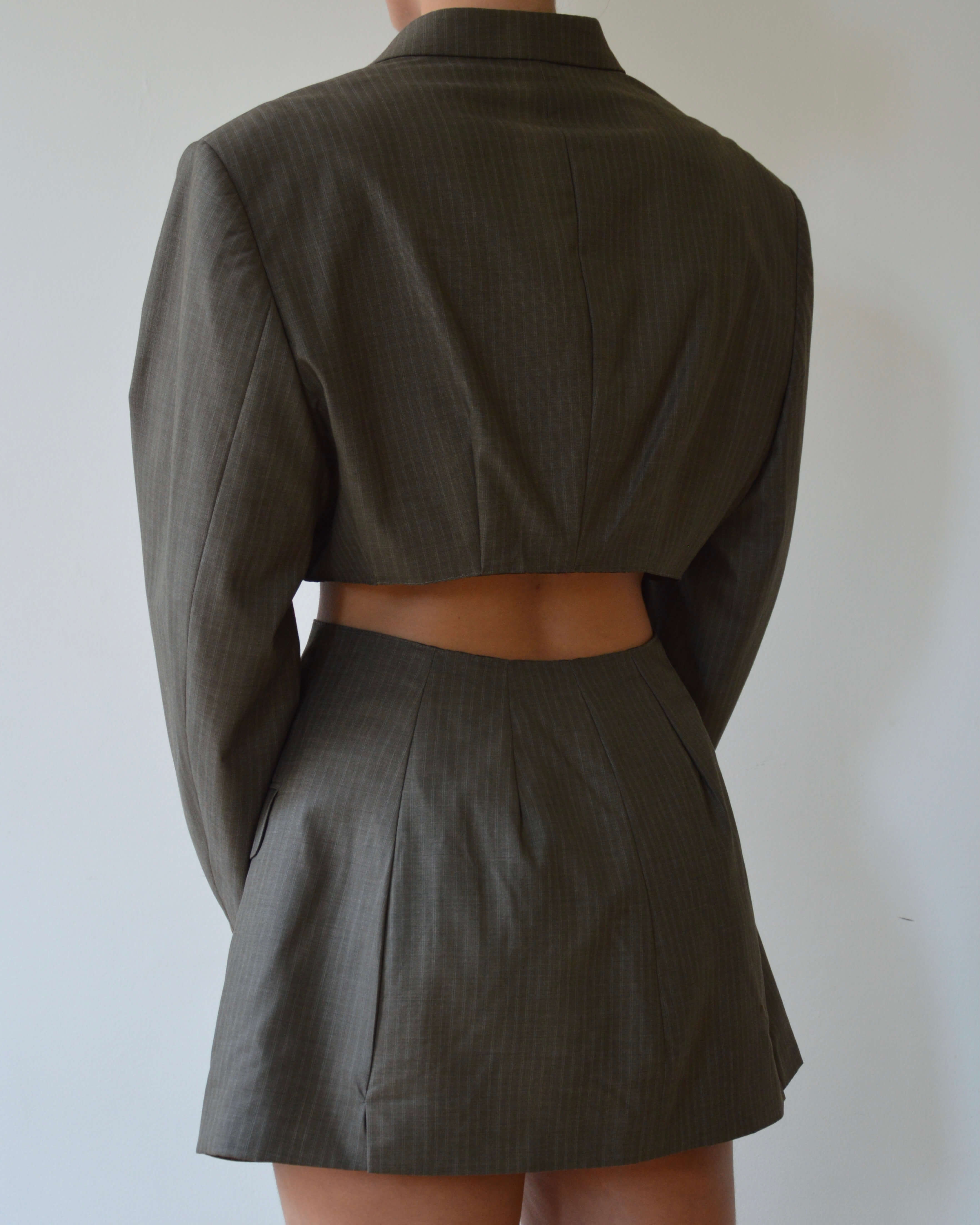 Vegan Blaset with trousers - Dark Green (S-M)