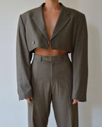 Vegan Blaset with trousers - Dark Green (S-M)