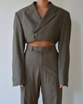 Vegan Blaset with trousers - Dark Green (S-M)
