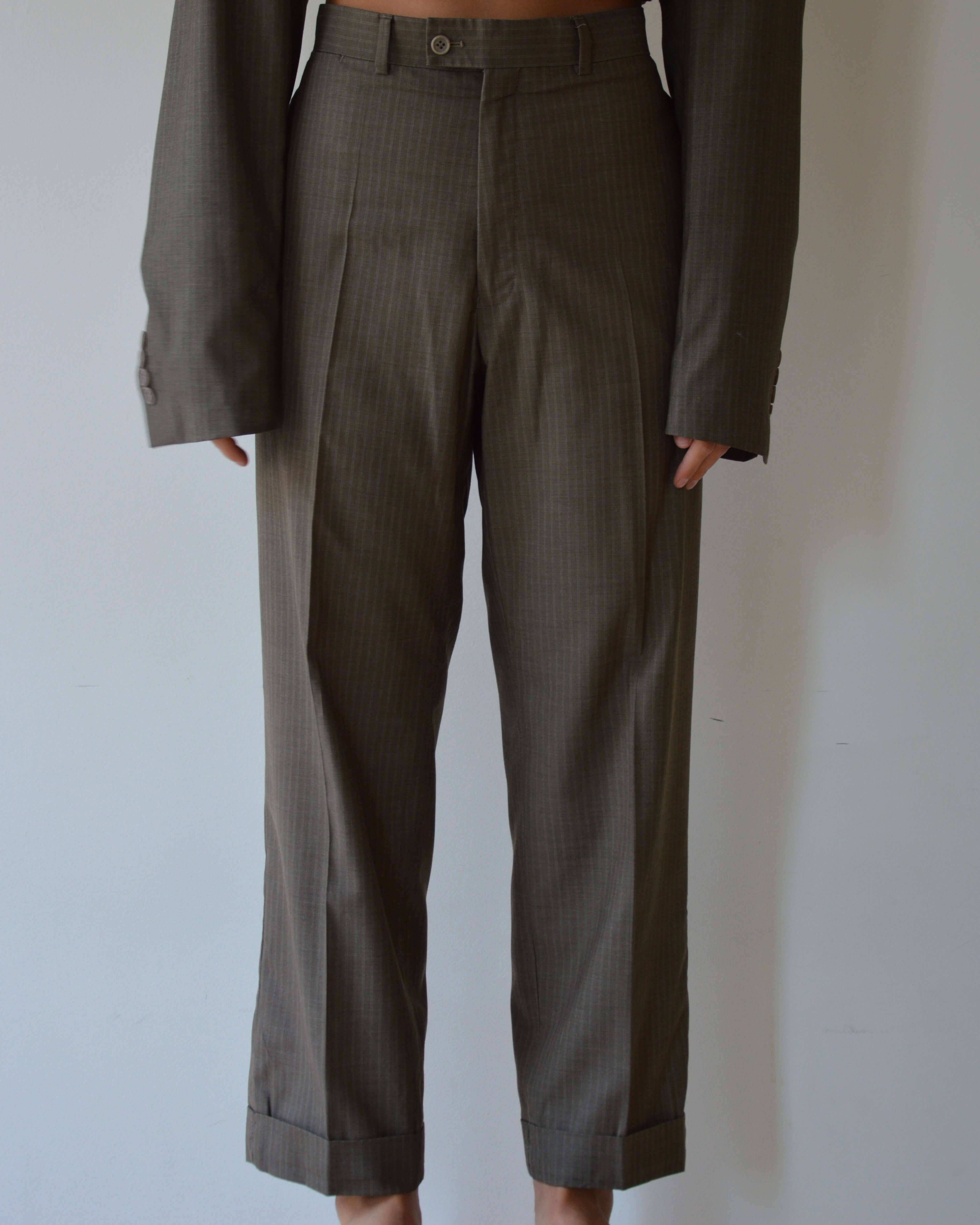 Vegan Blaset with trousers - Dark Green (S-M)