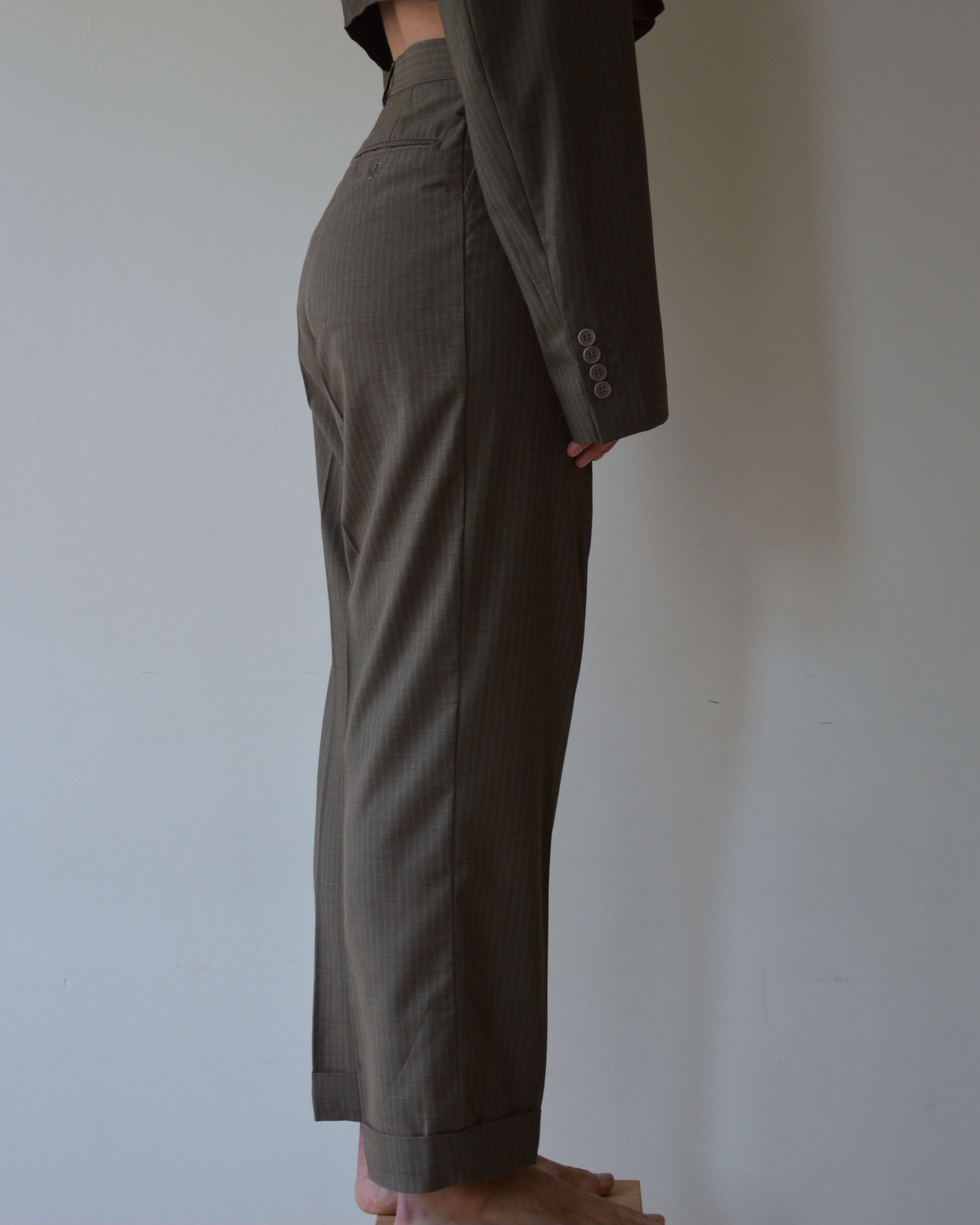 Vegan Blaset with trousers - Dark Green (S-M)