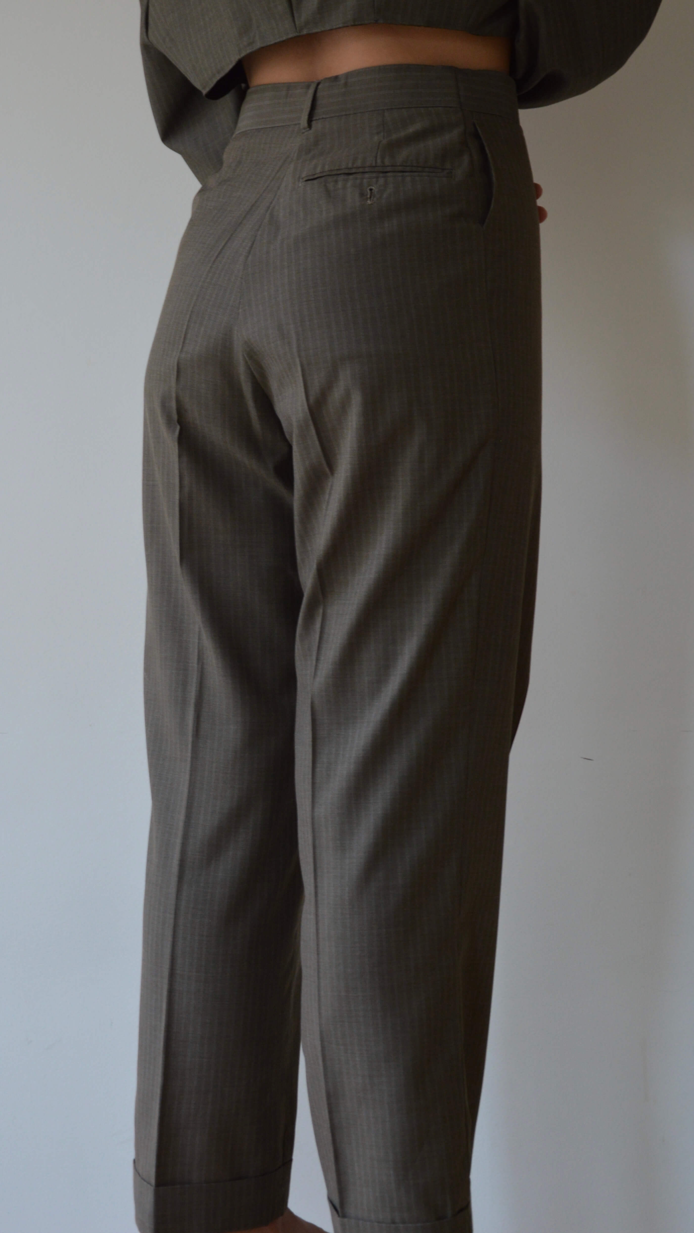 Vegan Blaset with trousers - Dark Green (S-M)