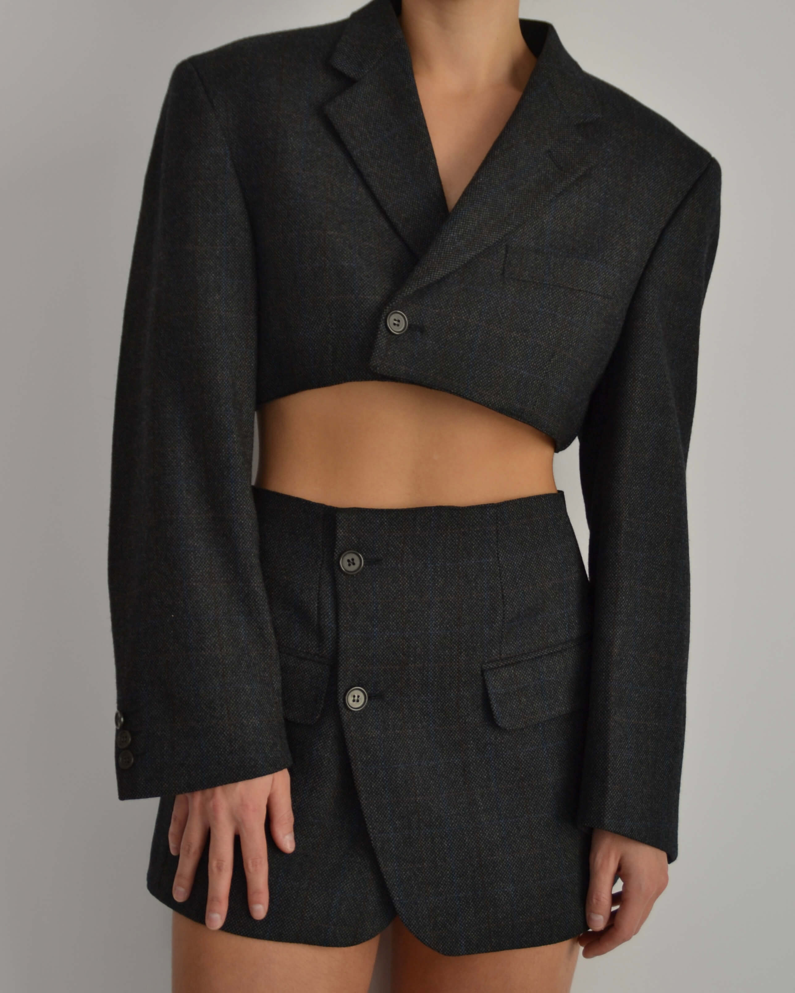 Blaset - Gris texturé Chloé (S/M)