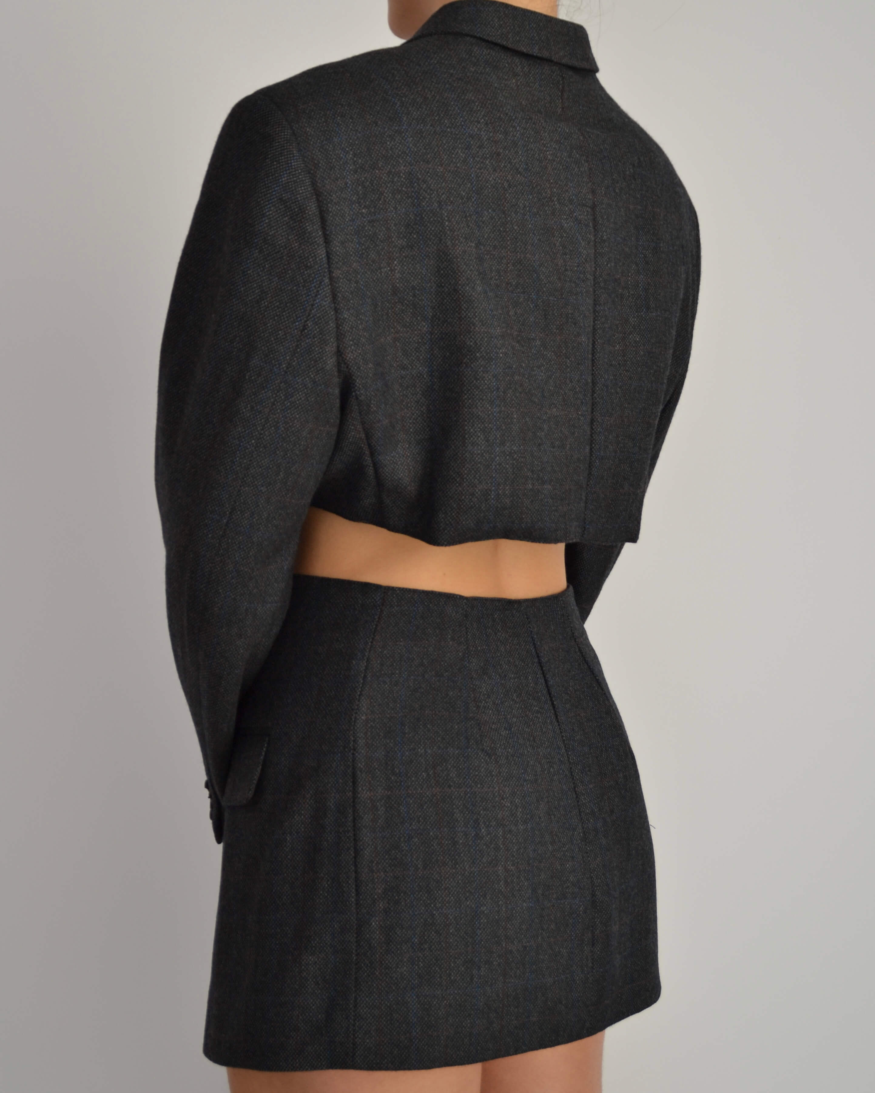 Blaset - Chloe de textura gris (talla S/M)