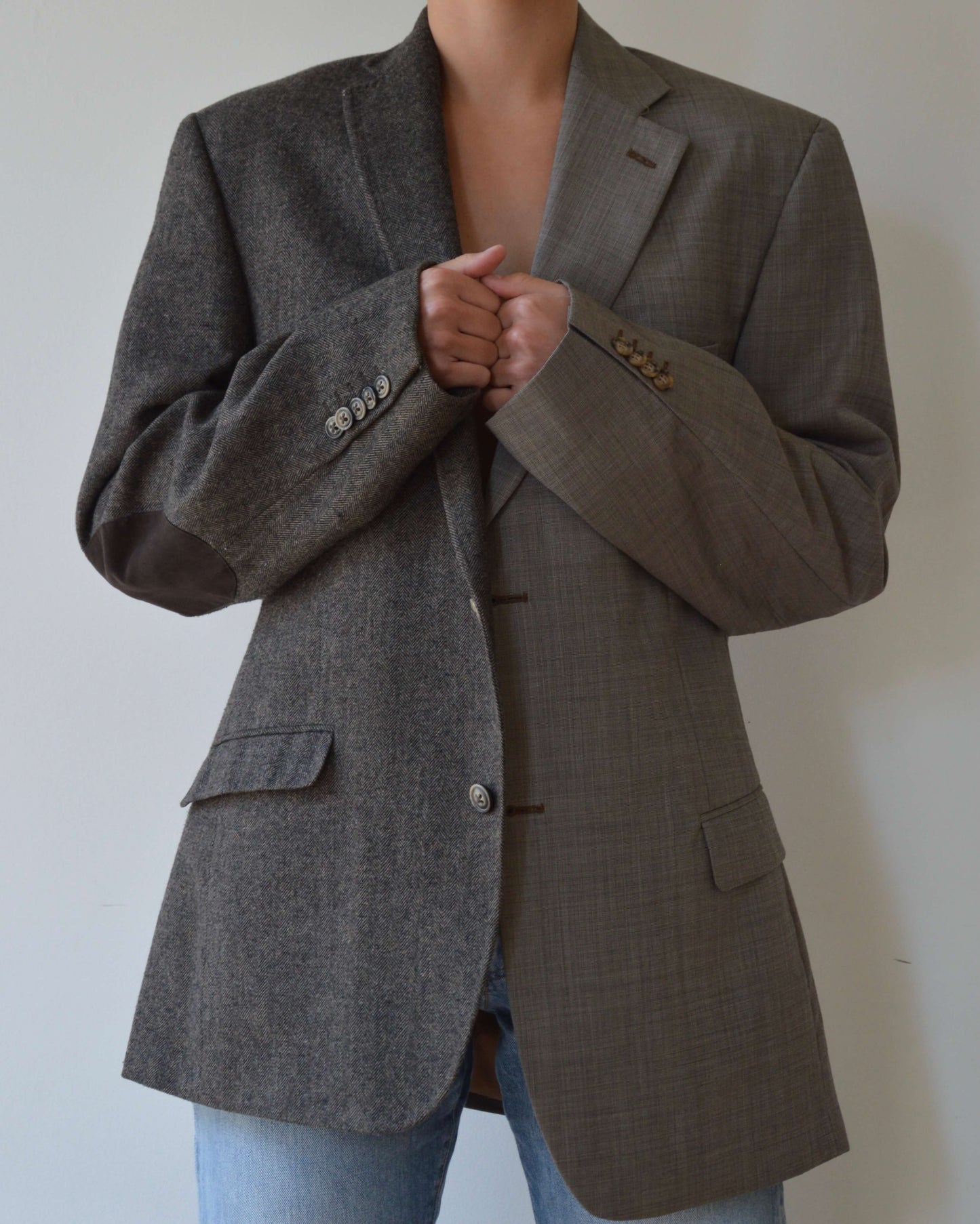 DUO Blazer  - shades of brown (S/L)