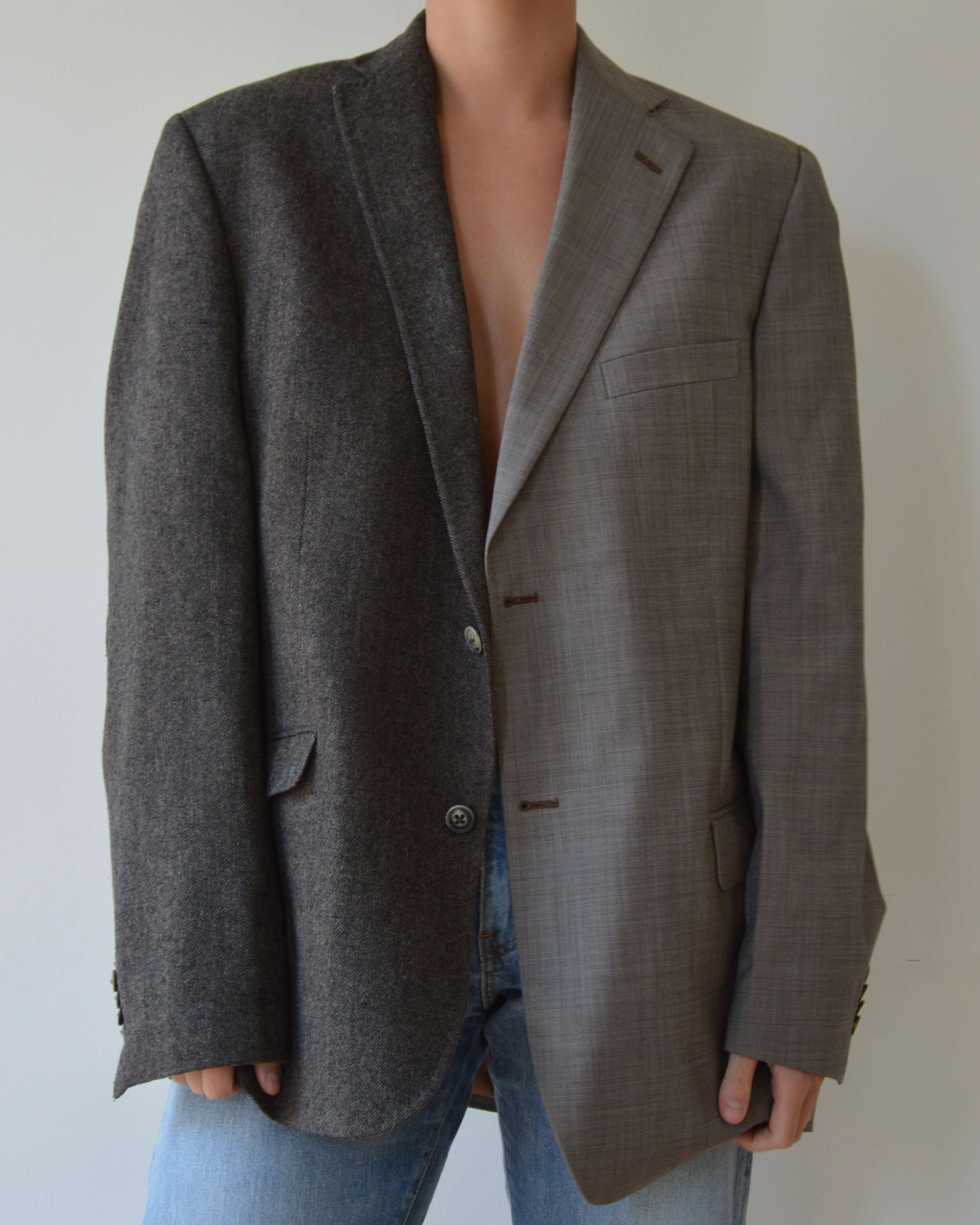 DUO Blazer  - shades of brown (S/L)