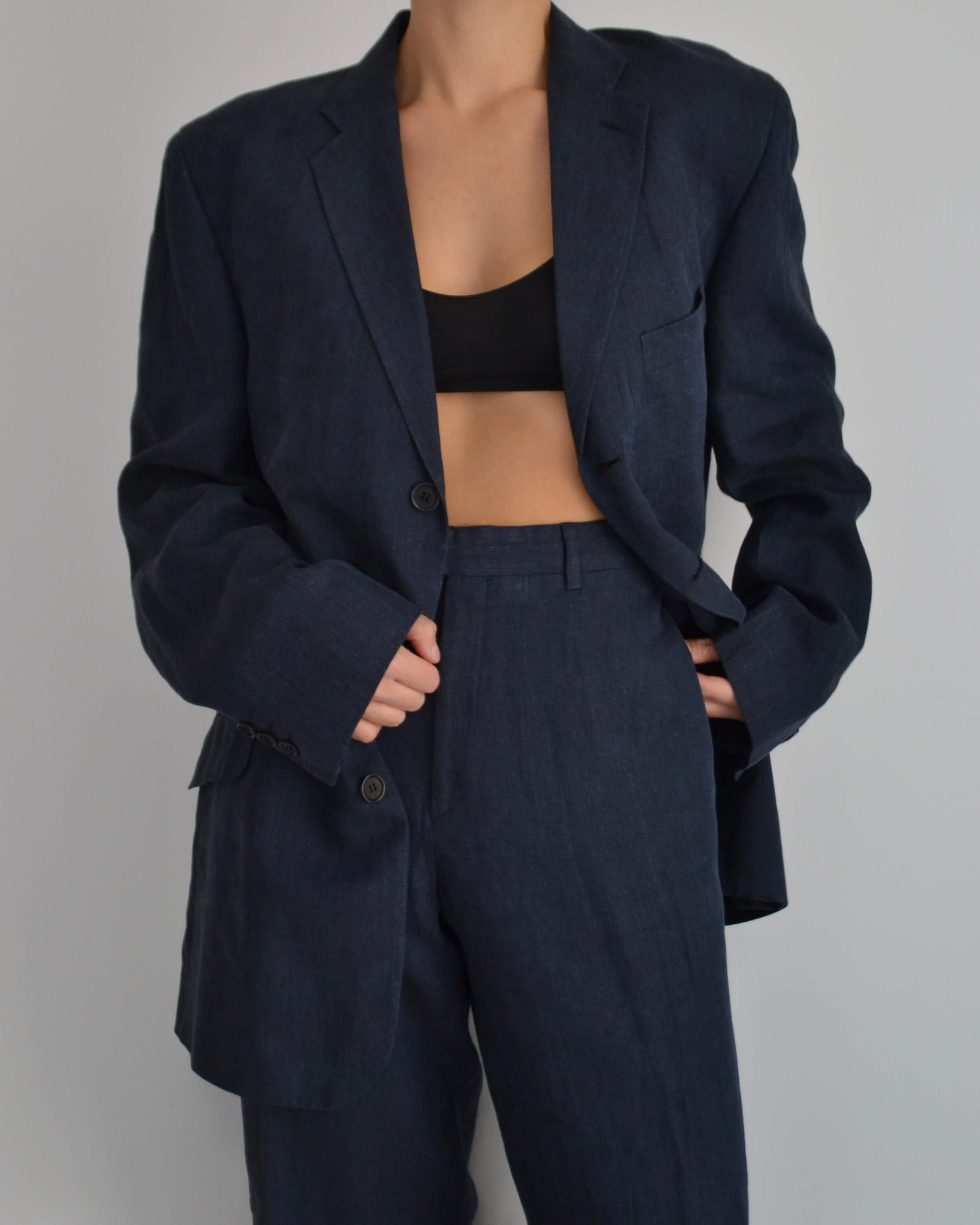 Suit - Linen Blue (XL/XXL)