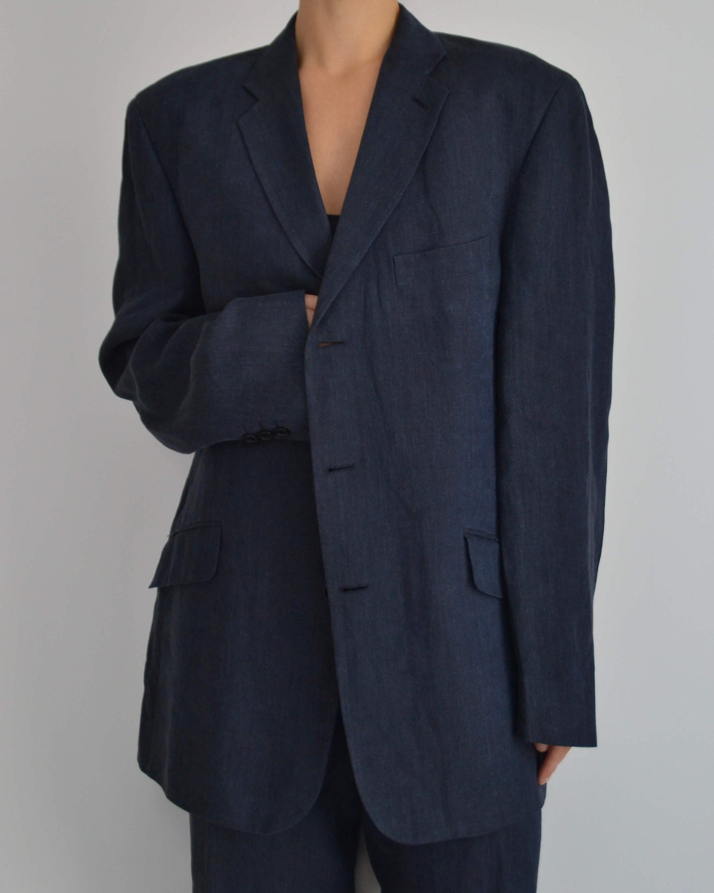 Suit - Linen Blue (XL/XXL)
