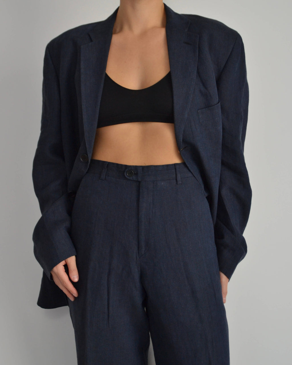 Suit - Linen Blue (XL/XXL)