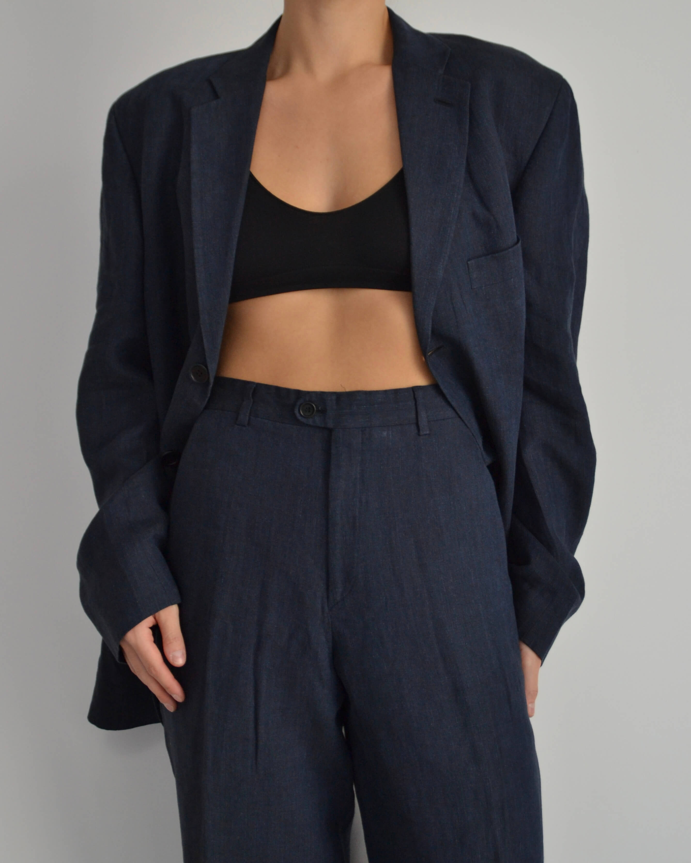 Suit - Linen Blue (XL/XXL)
