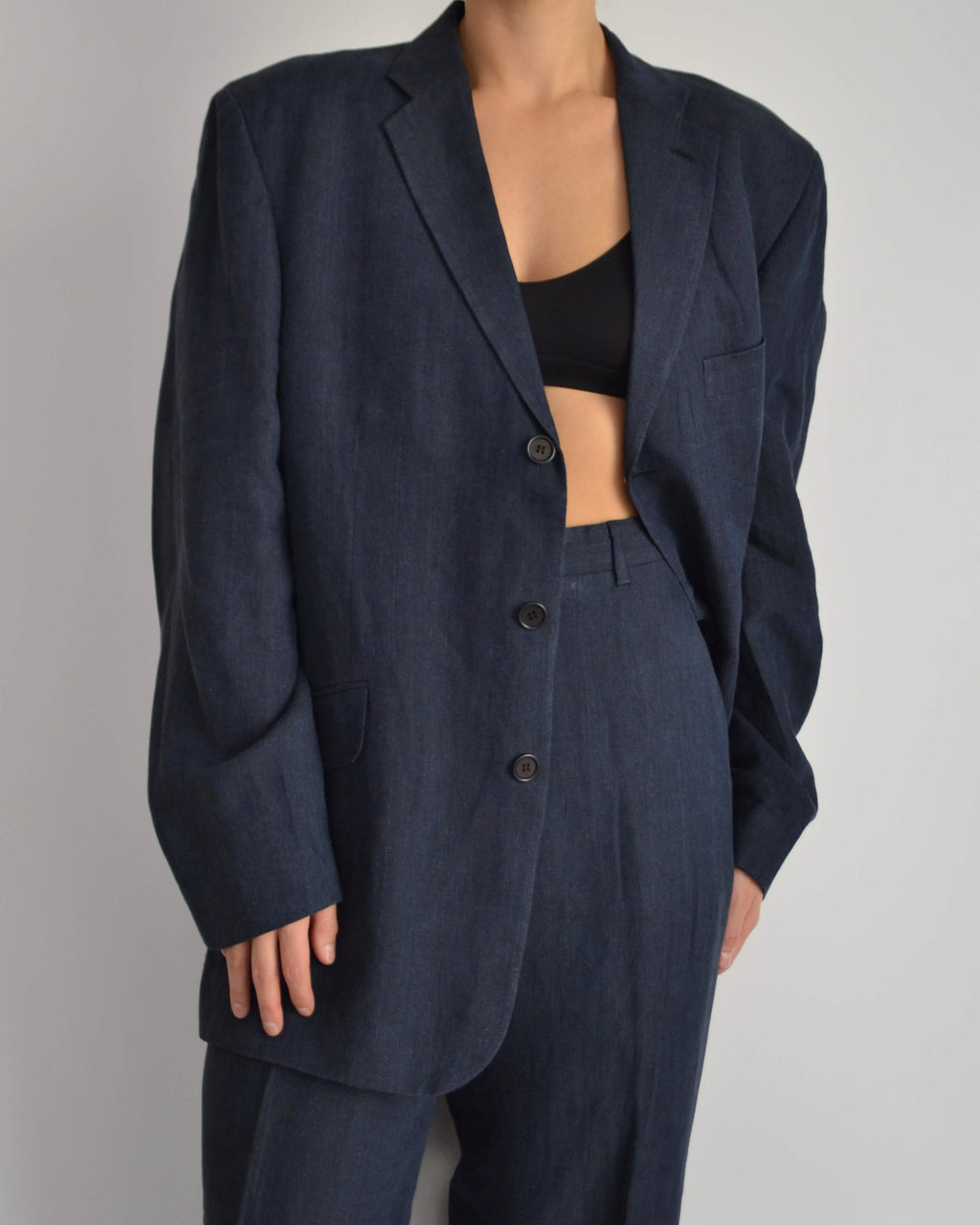 Suit - Linen Blue (XL/XXL)