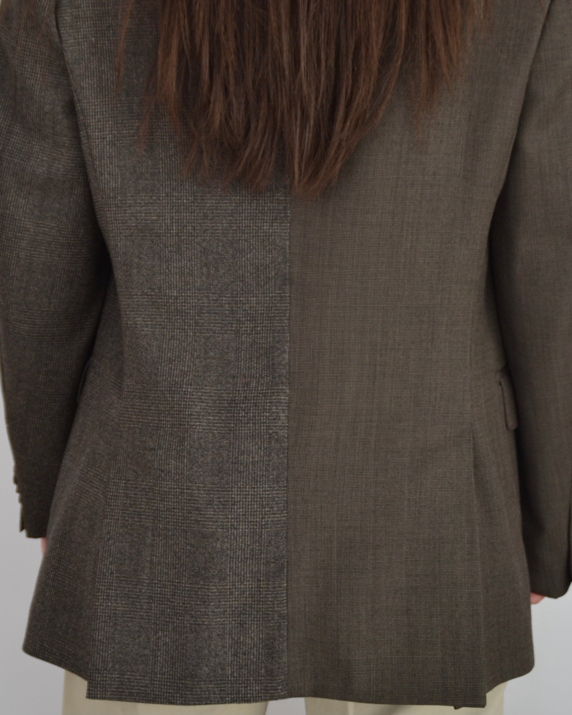 Blazer - chocolate cashmere duo (S/L)