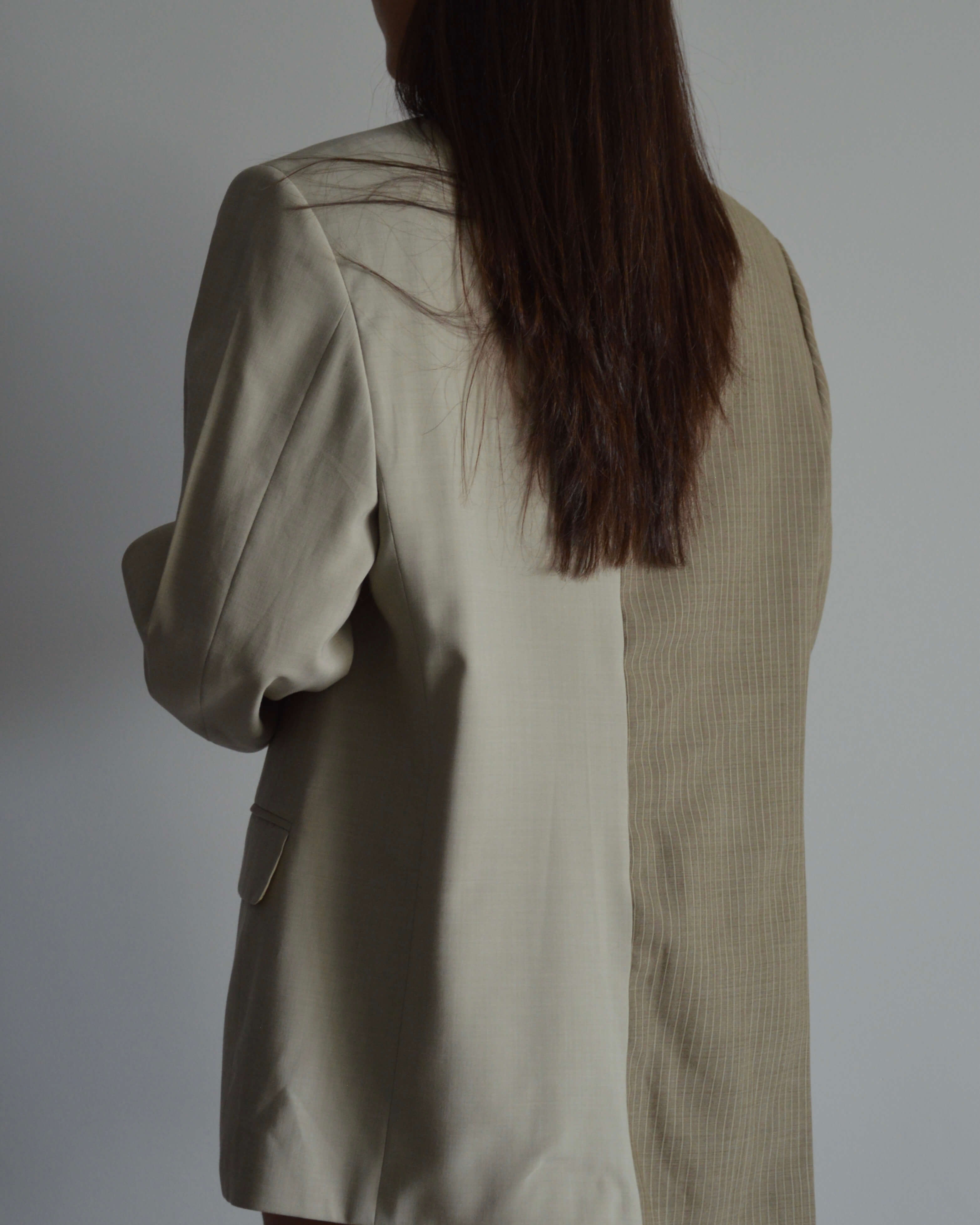 DUO Blazer - Beige Two Tones (S/L)