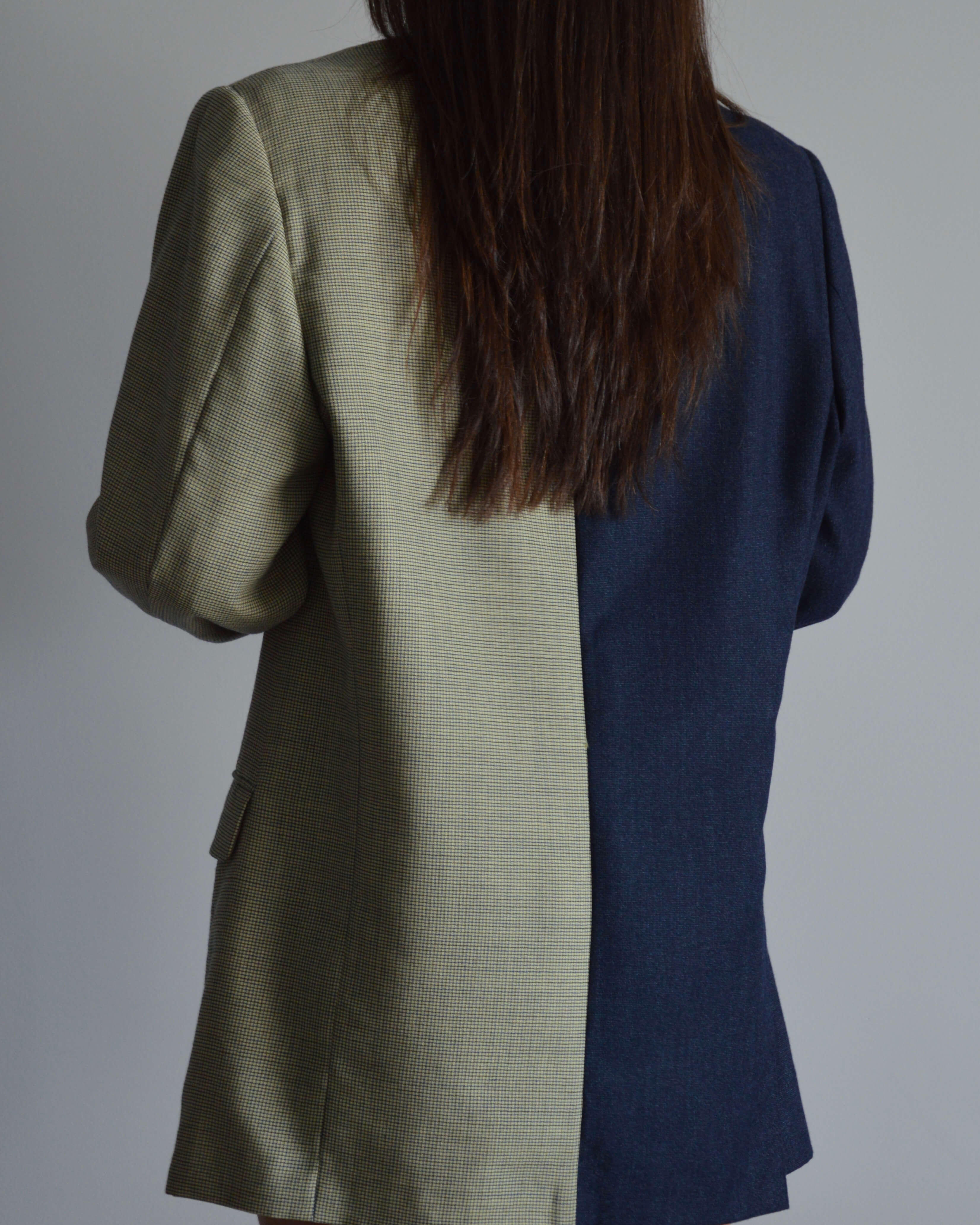 DUO Blazer - Blue Denim Contrast (S/L)