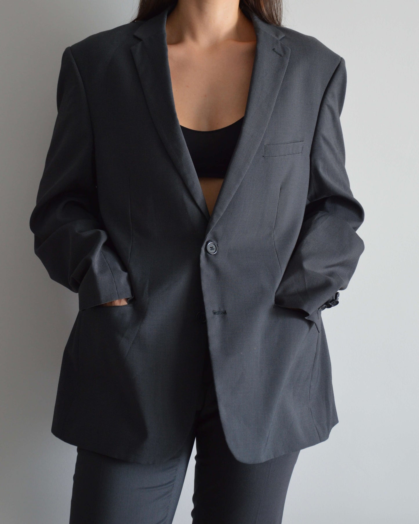 Suit - Black & Grey (XS/M)