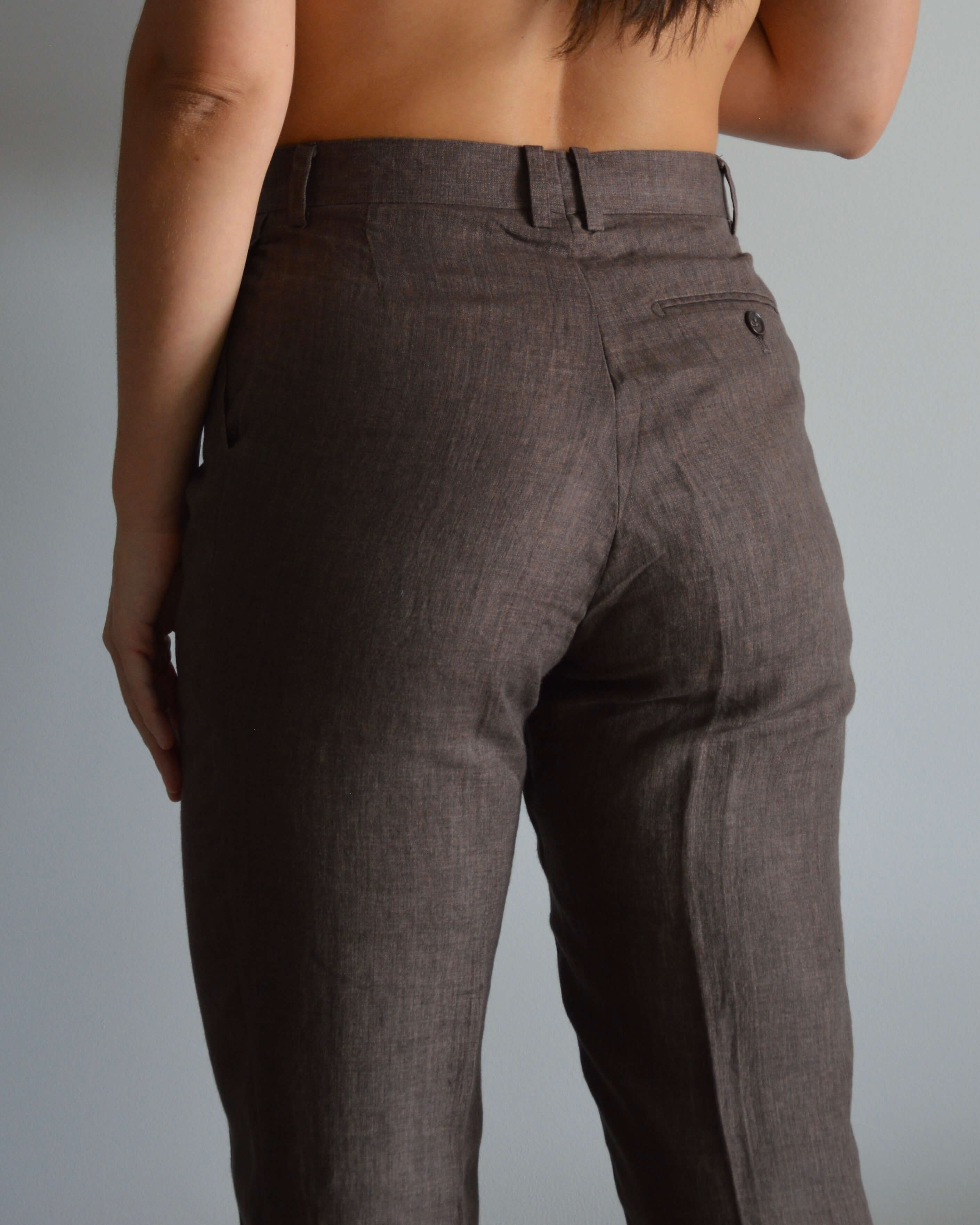 Vegan Suit - Brown Linen (XS/M)