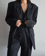 3 Pieces Suit - Black (M/L)