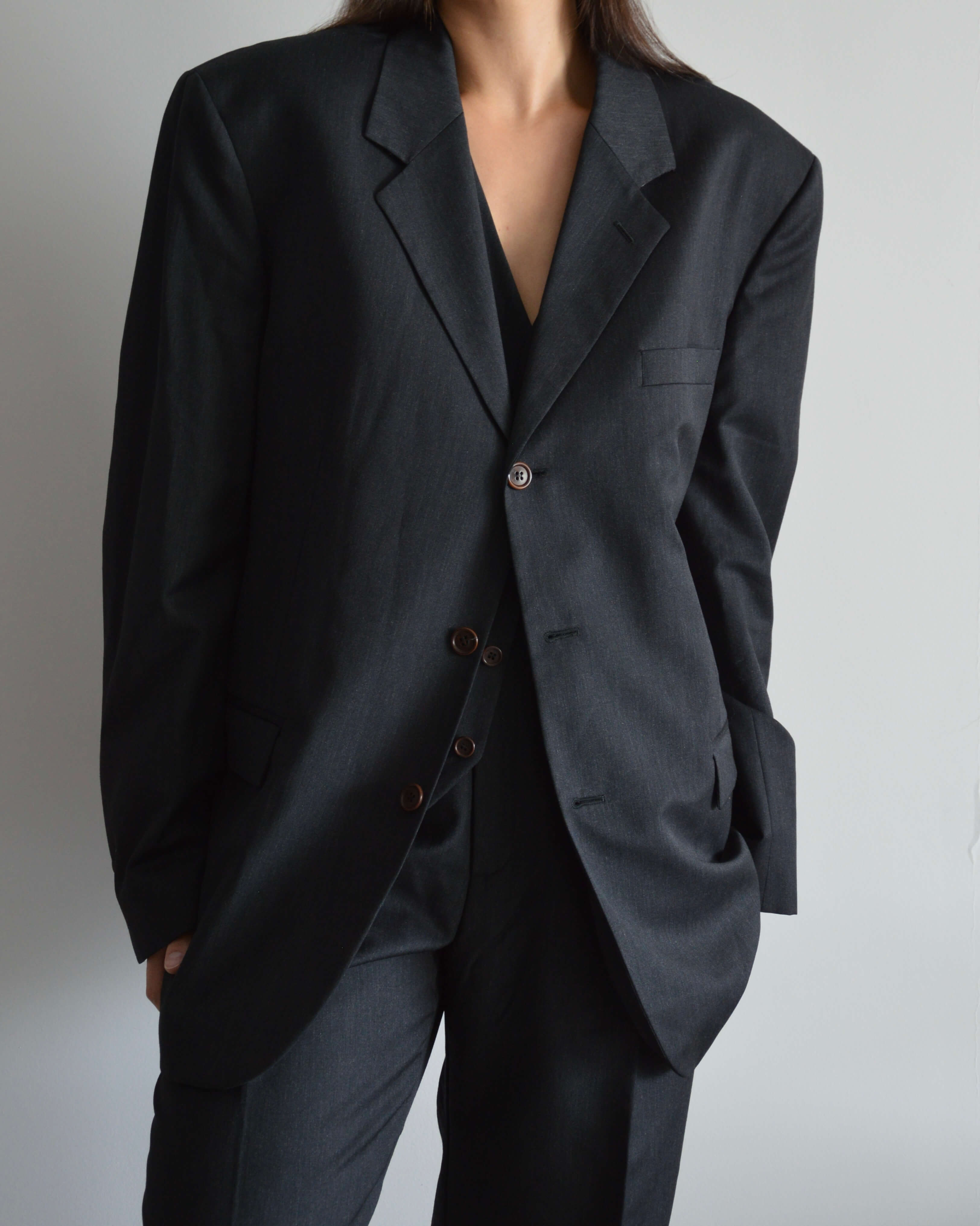 3 Pieces Suit - Black (M/L)