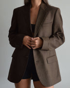 DUO Blazer - Dark Brown Shades (XS/M)