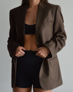 DUO Blazer - Dark Brown Shades (XS/M)