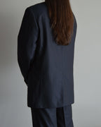 Vegan Suit - Navy White Lines (XS/M)