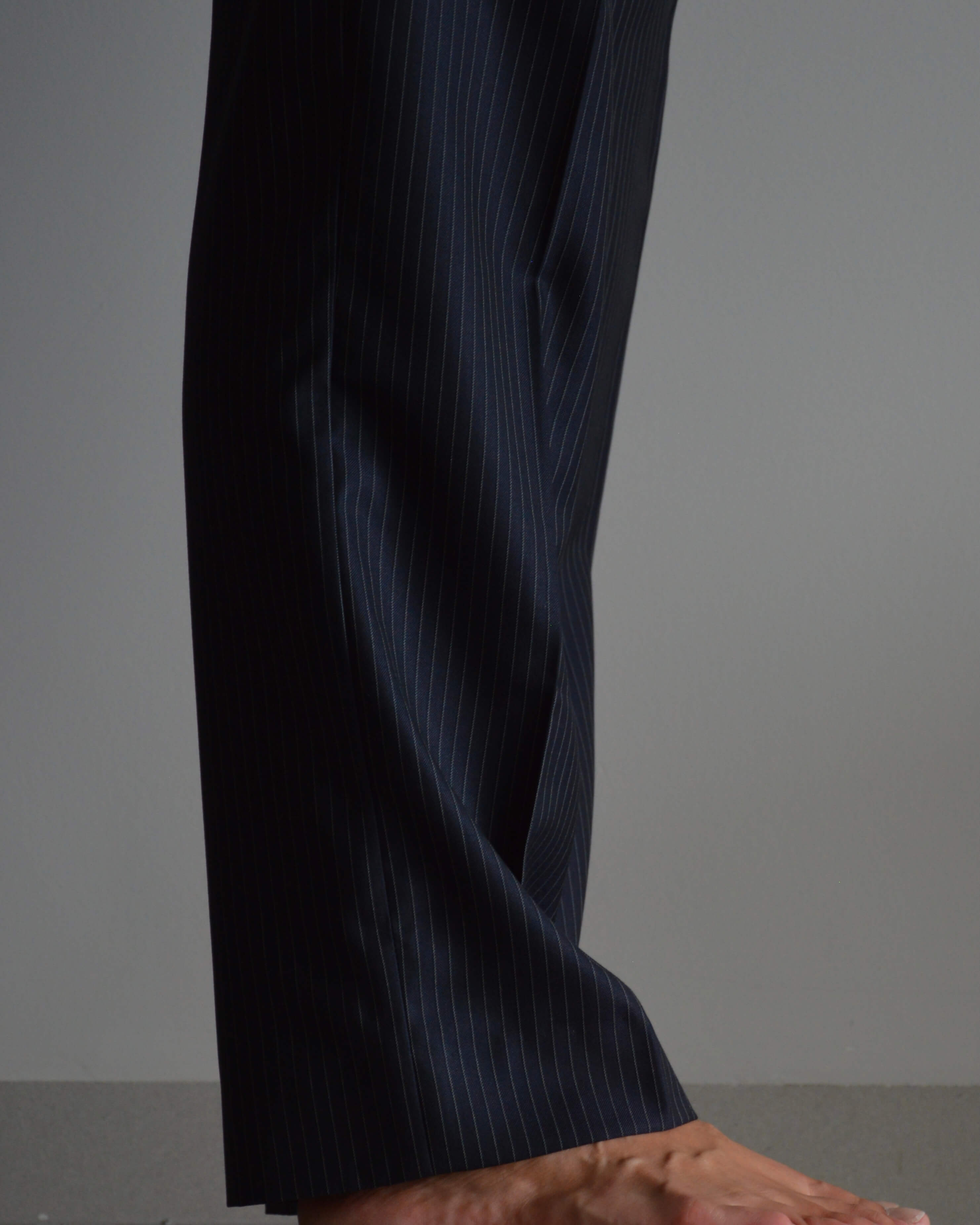 Vegan Suit - Navy White Lines (XS/M)