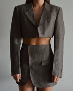 Vegan Blaset - Linen Brown Stripes (XS/S)