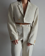 Vegan Blaset & Trousers - Light Linen (S/M)
