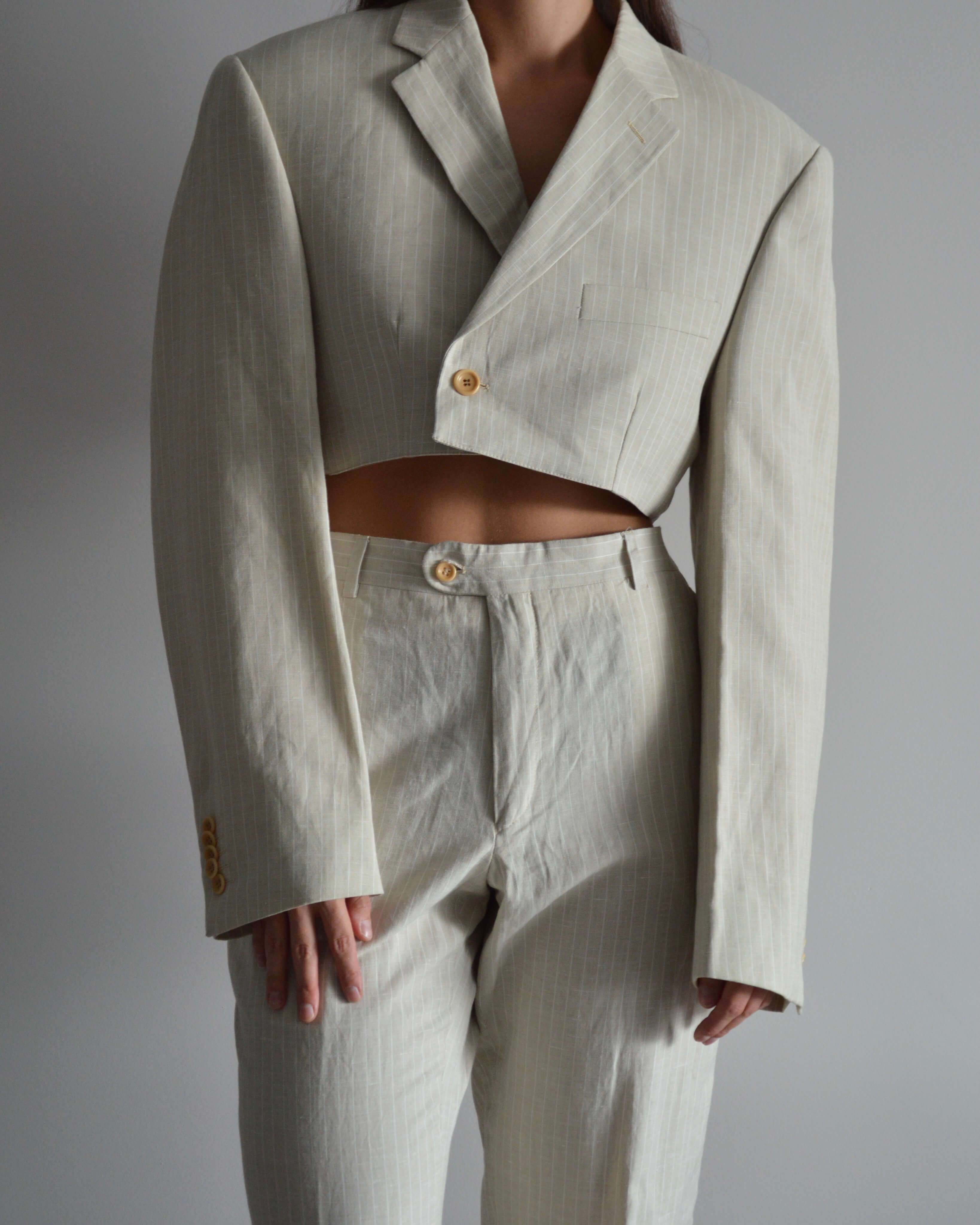 Vegan Blaset & Trousers - Light Linen (S/M)