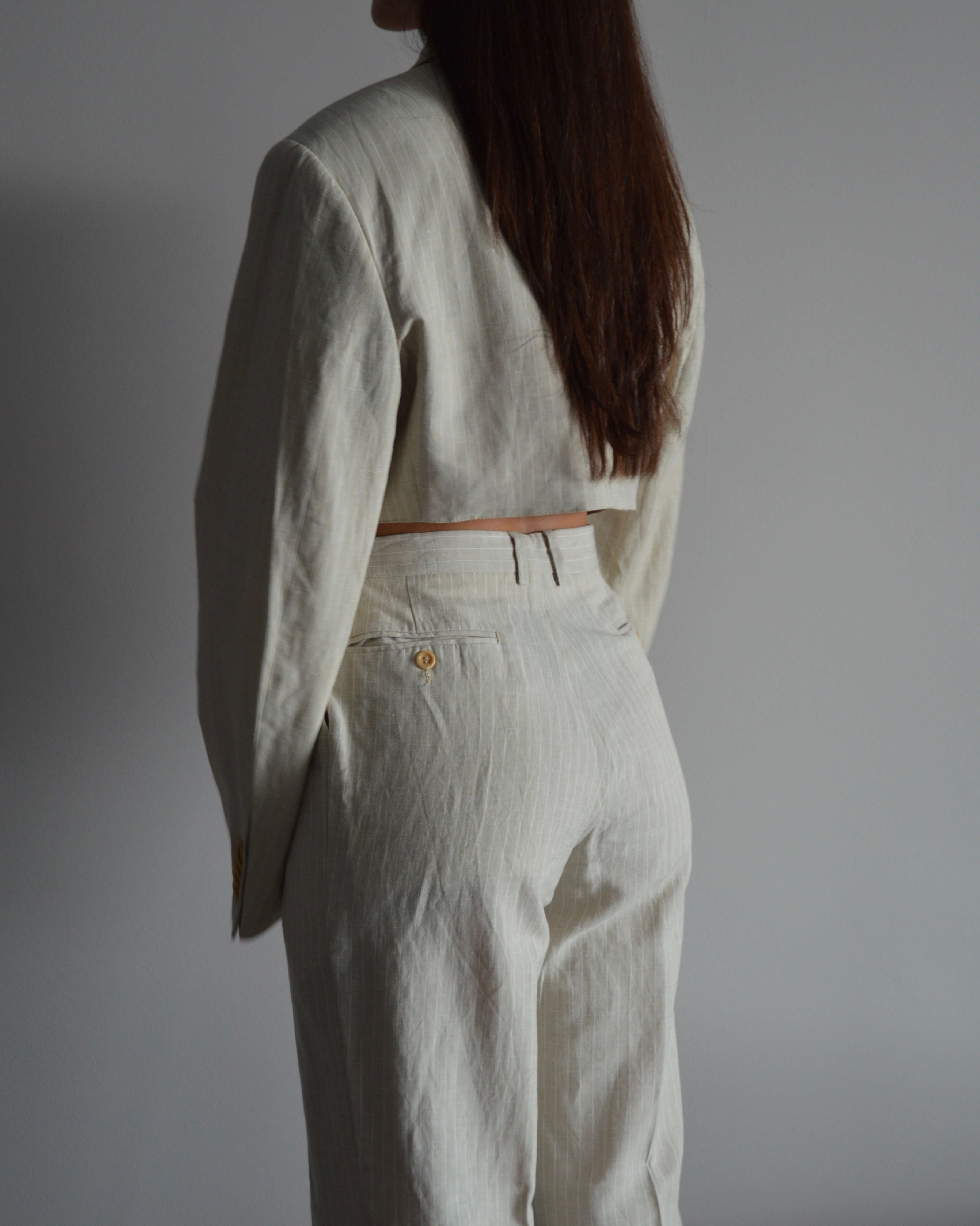 Vegan Blaset & Trousers - Light Linen (S/M)