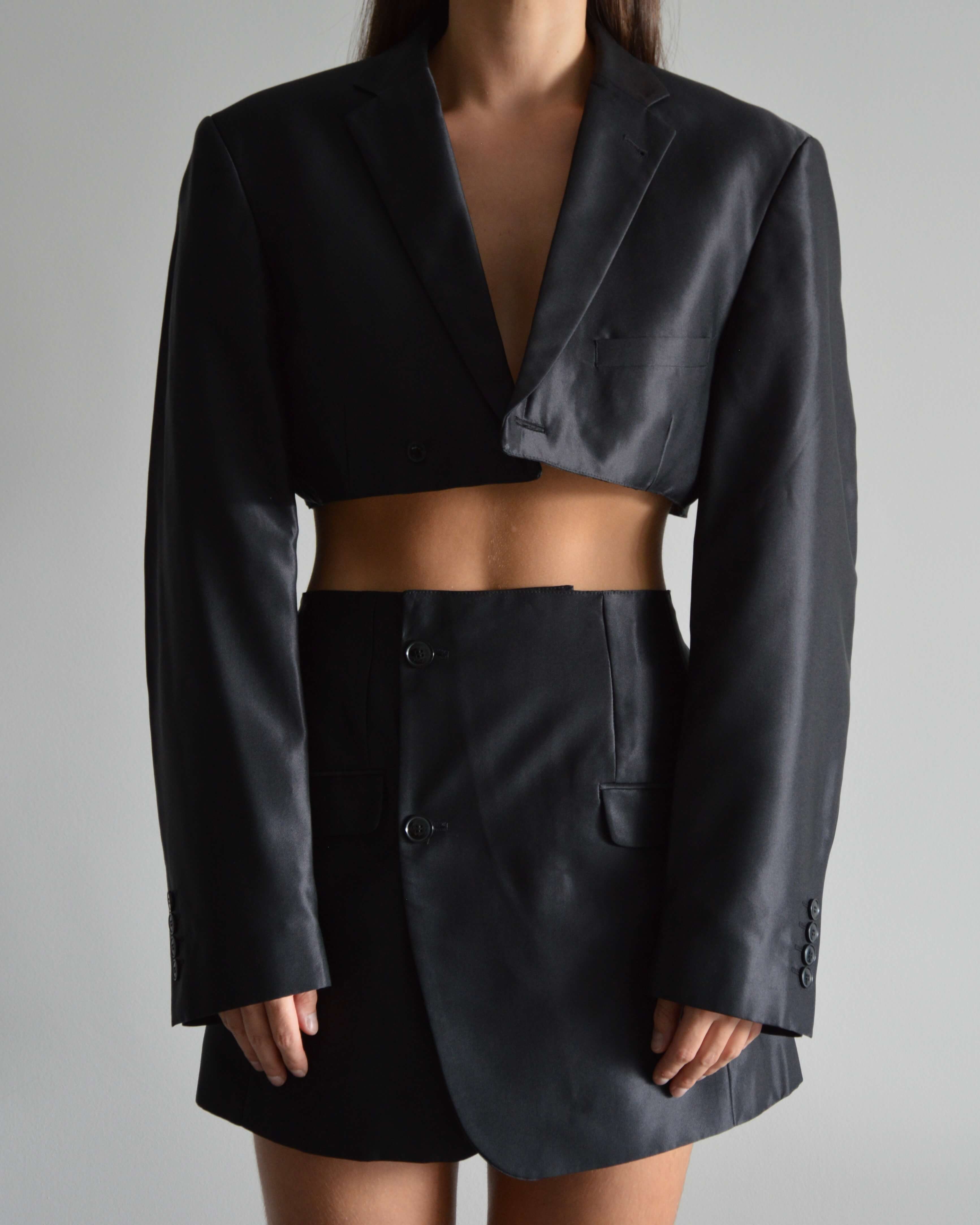 Ensemble veste et pantalon végan - Noir smoking (XS/S)