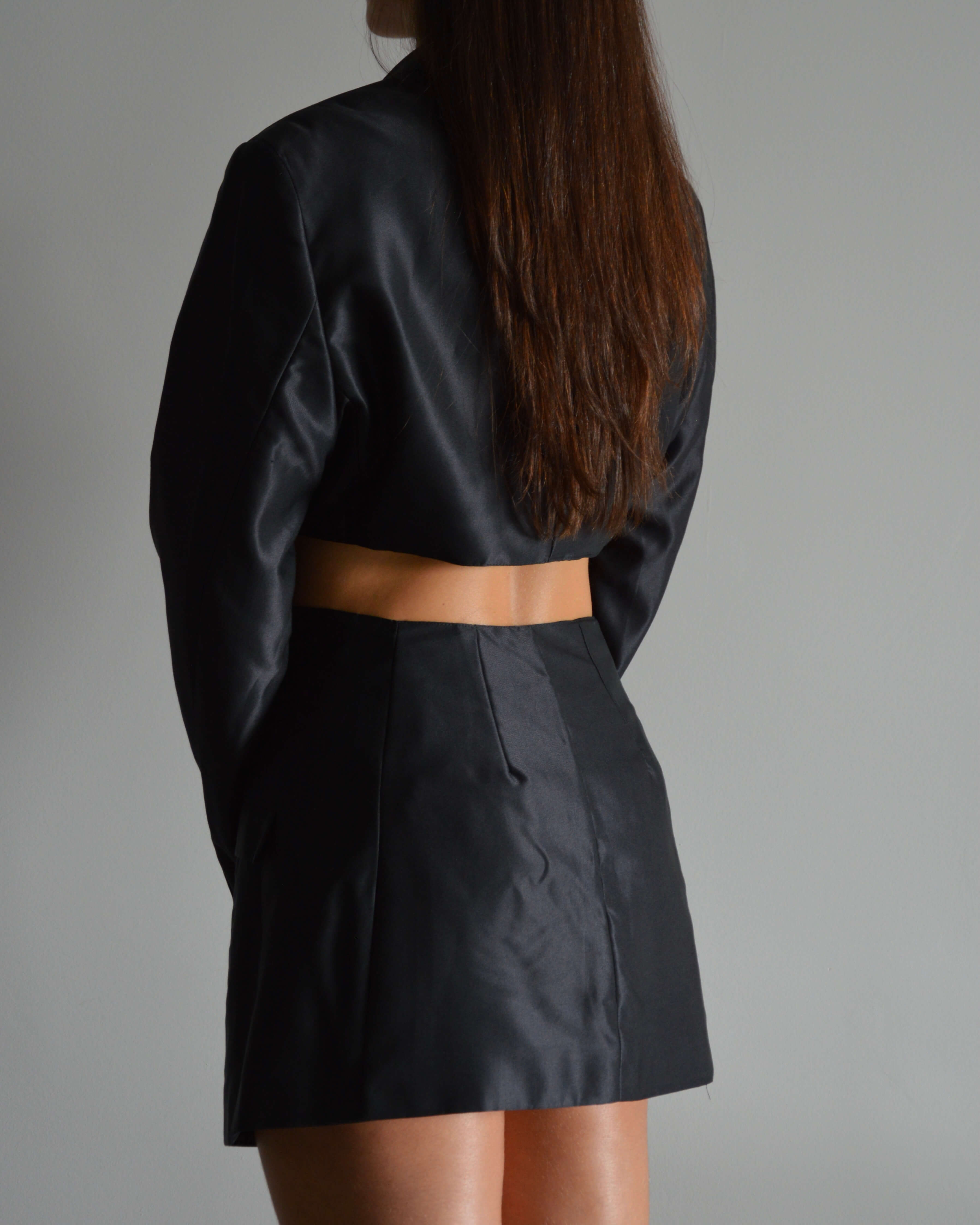 Ensemble veste et pantalon végan - Noir smoking (XS/S)