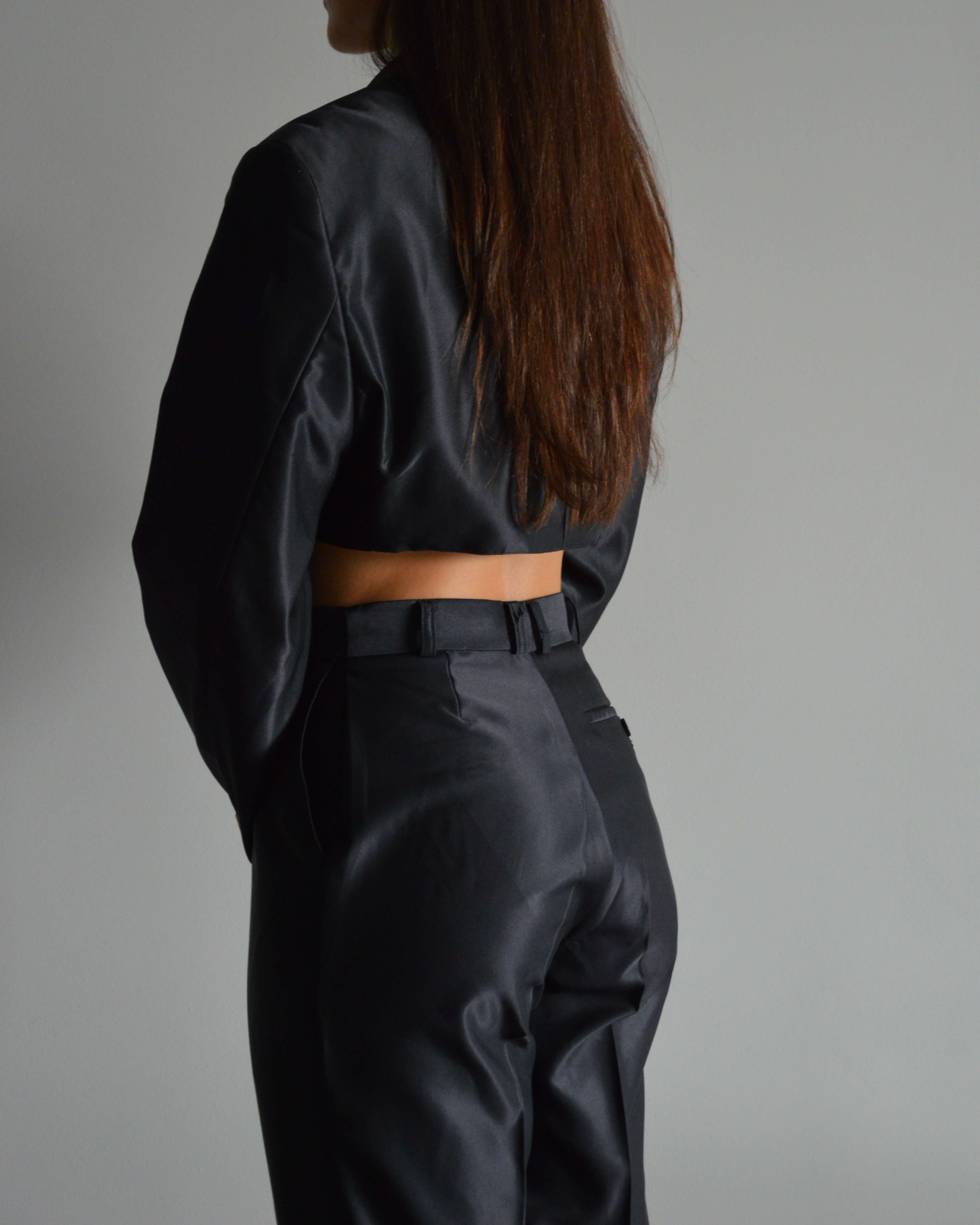 Ensemble veste et pantalon végan - Noir smoking (XS/S)