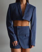 Conjunto y pantalones - Azul elegante (XS/S)