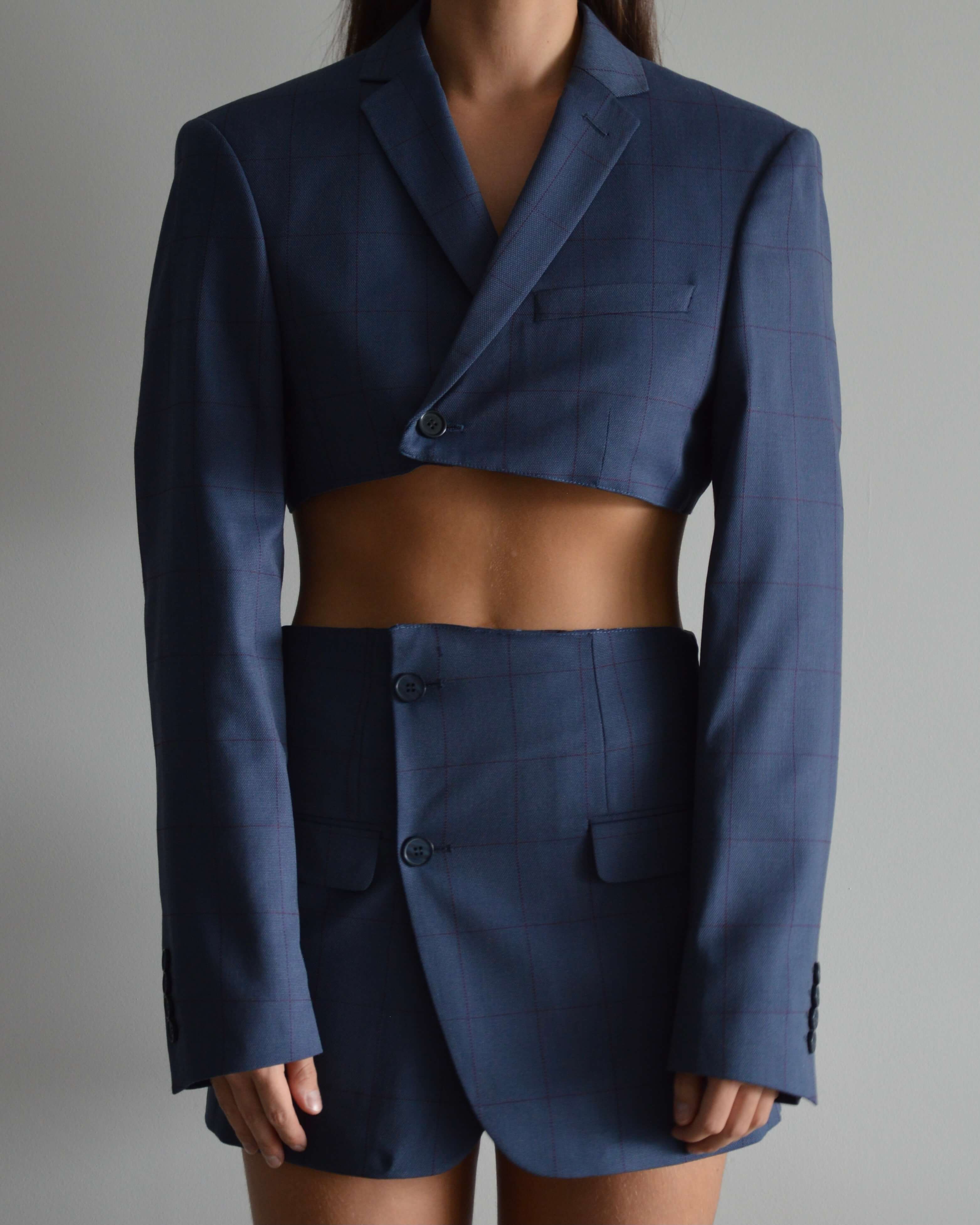 Ensemble veste et pantalon - Bleu clair (XS/S)