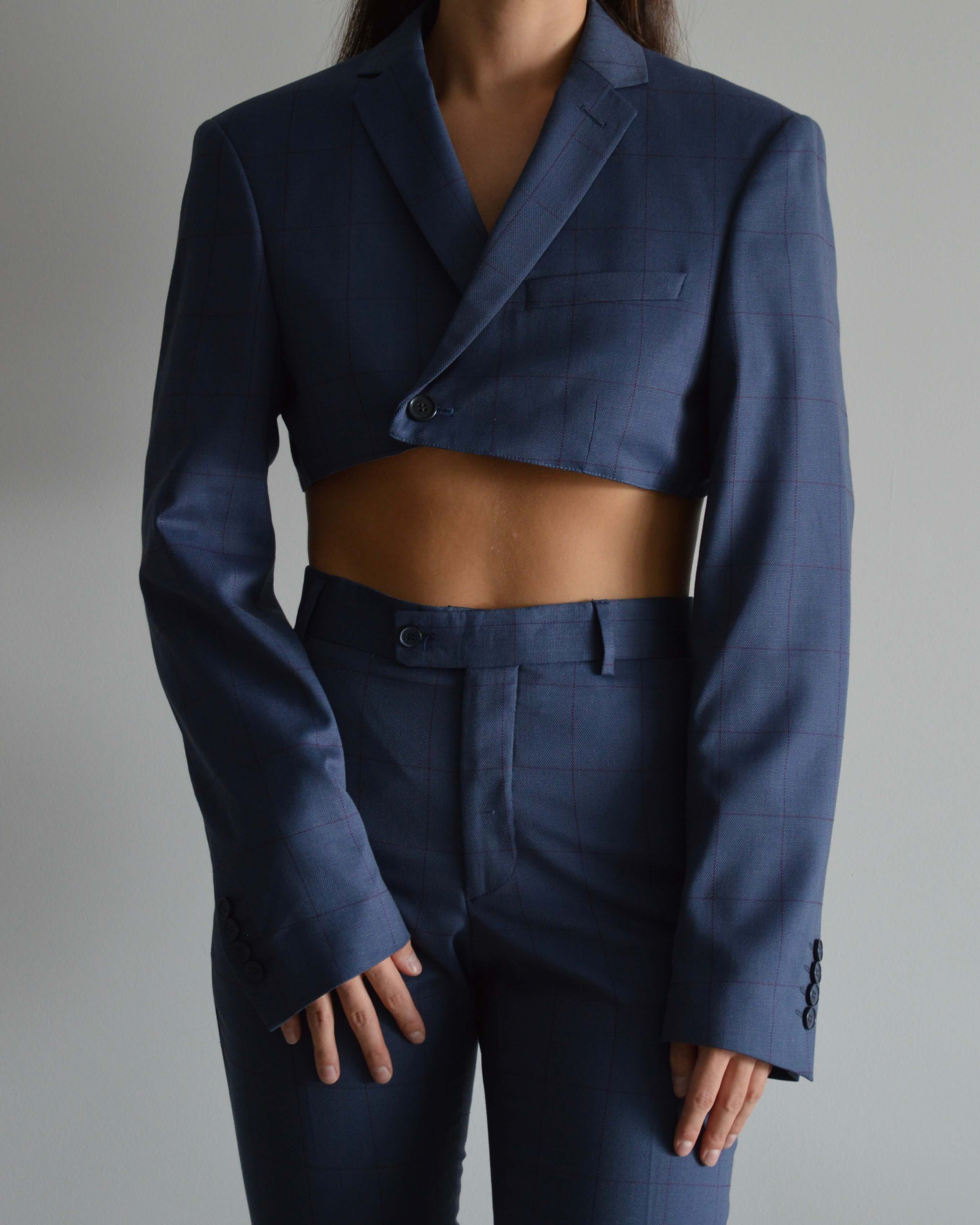 Ensemble veste et pantalon - Bleu clair (XS/S)