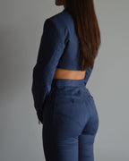 Conjunto y pantalones - Azul elegante (XS/S)