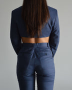 Conjunto y pantalones - Azul elegante (XS/S)
