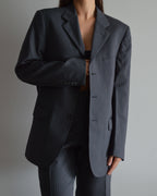 Suit - Gray Blue Lines (S/M)